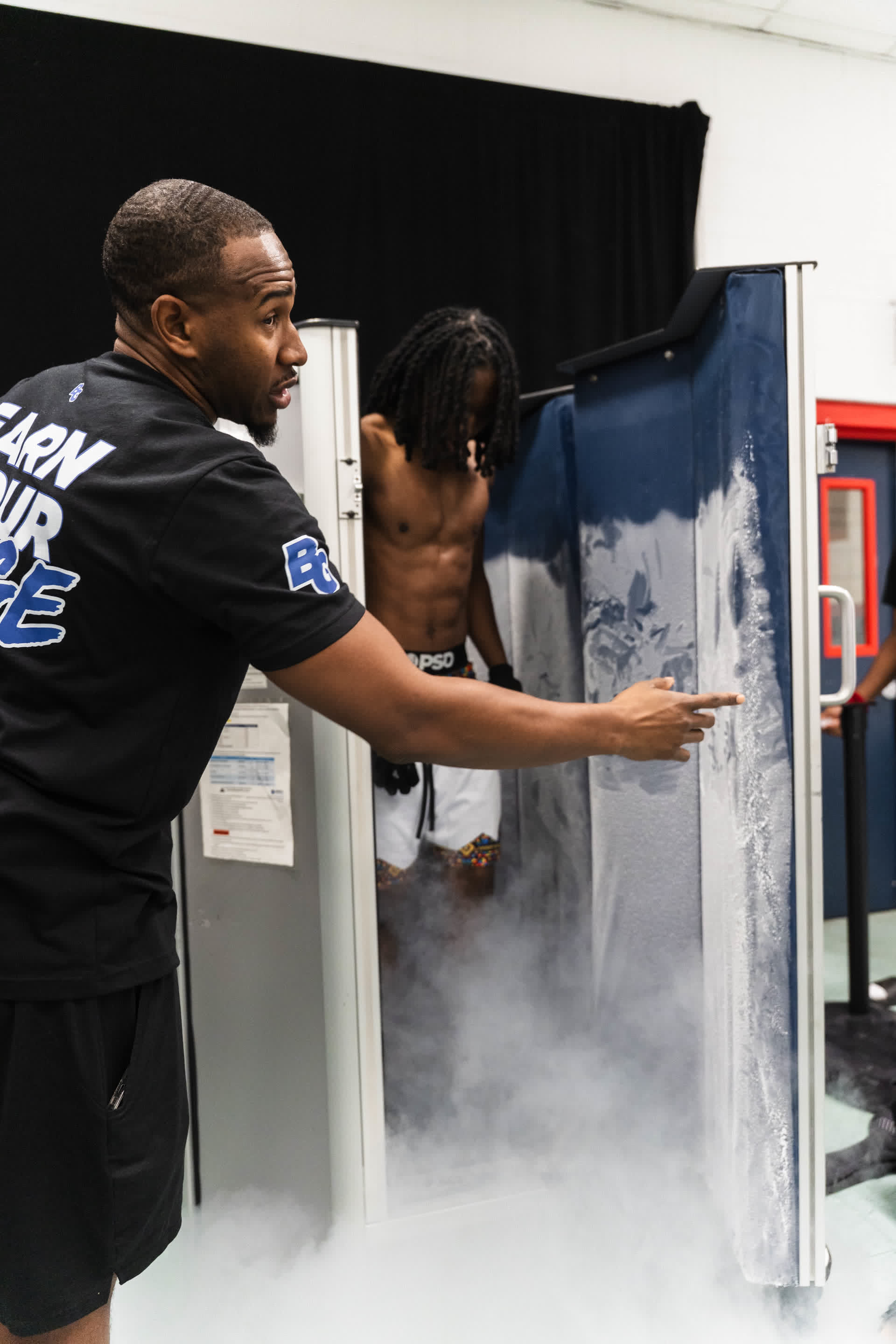 WHOLE-BODY CRYOTHERAPY station inside the Big Guard recovery zone