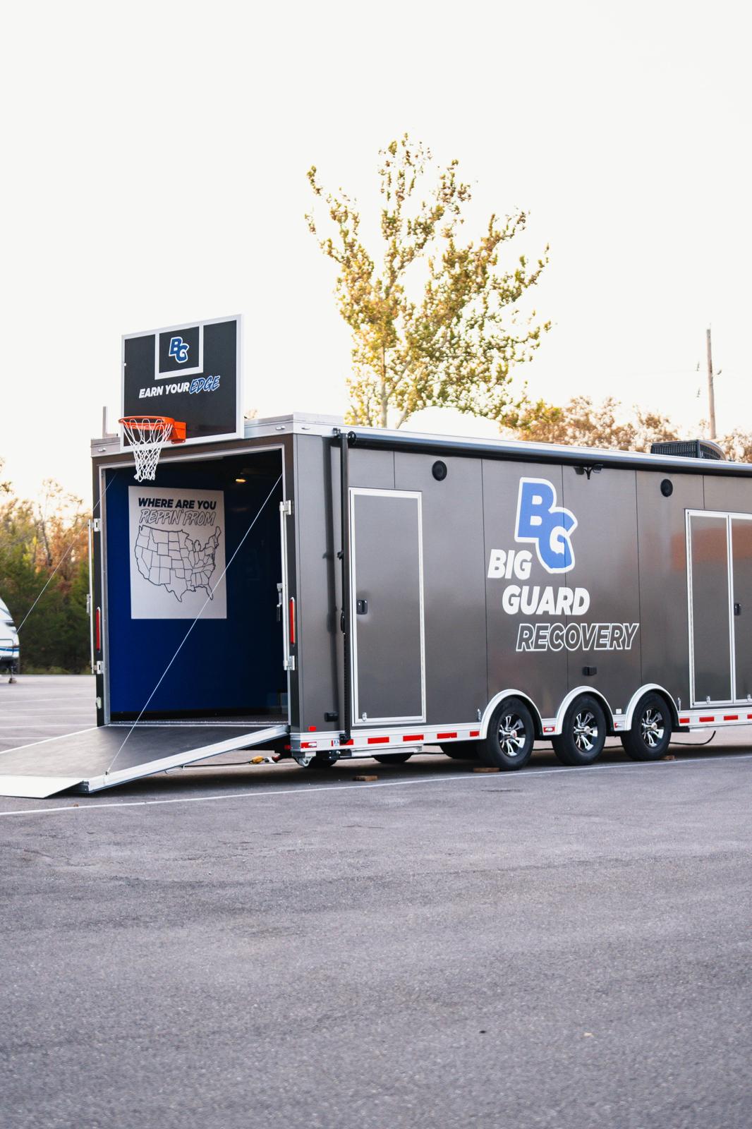 Big Guard Recovery trailer side profile — Book Us